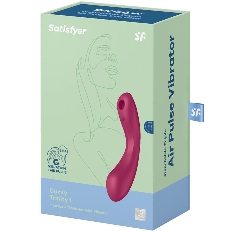 SATISFYER - Curvy Trinity 1 Lufttrykksvibrator