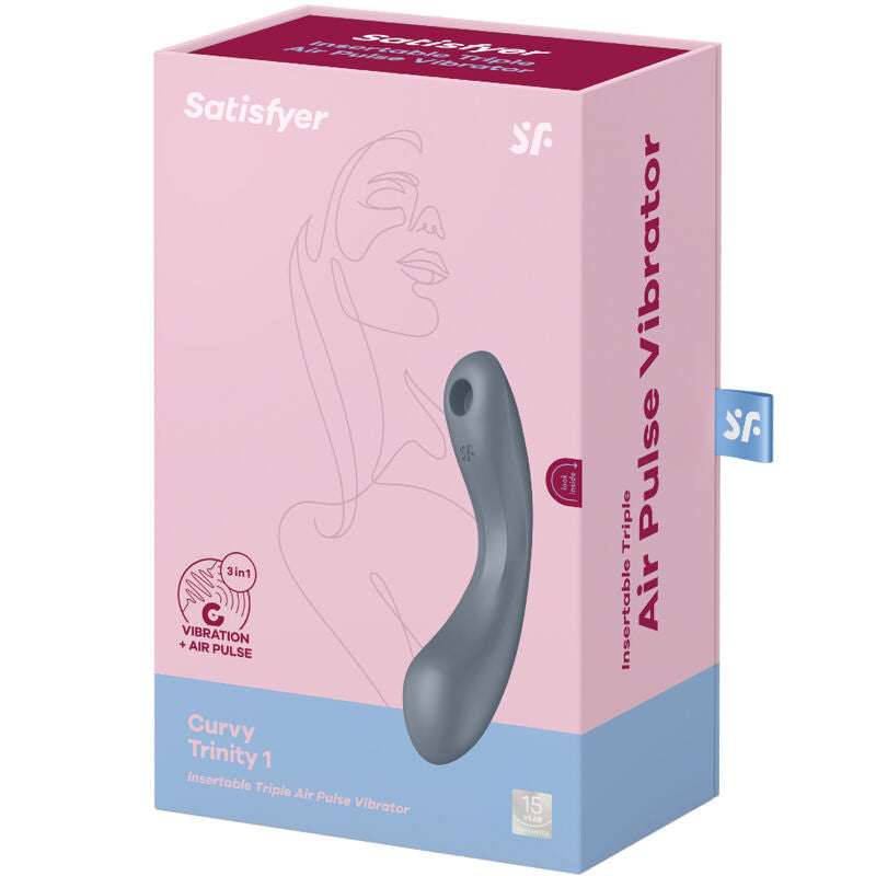 SATISFYER - Curvy Trinity 1 Luftpuls-vibrator