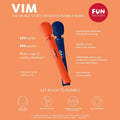 FUN FACTORY - Vim Vektet vibrerende wand Midnattsblå
