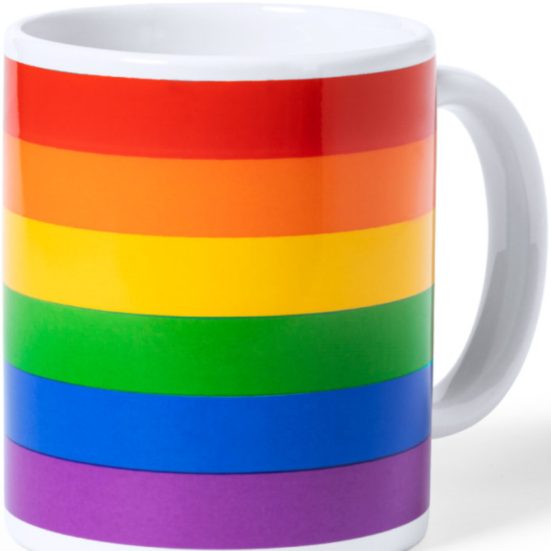 PRIDE - LGBT-flagg Kopp i eske