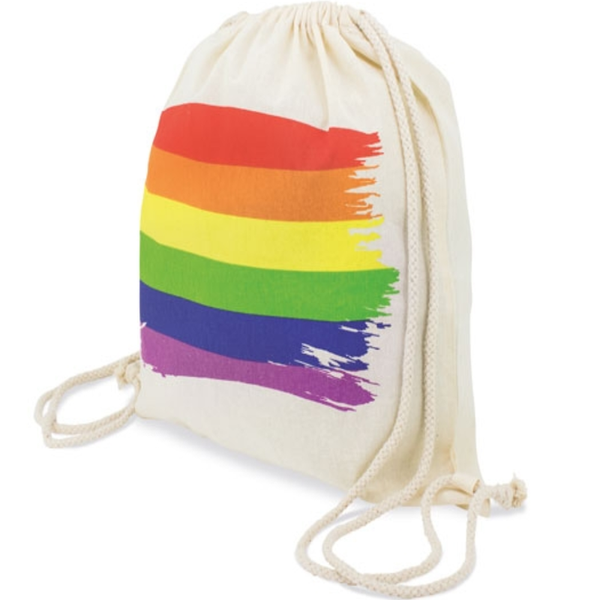 PRIDE - LGBT-flagg Ryggsekk i bomull