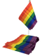 PRIDE - LGBT-flagg Lite Bannerflagg