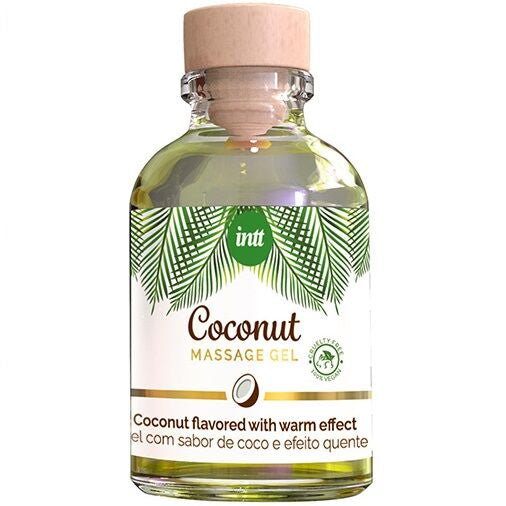 INTT - Vegansk Massasjegel med Kokossmak og Varmeeffekt 30 ml