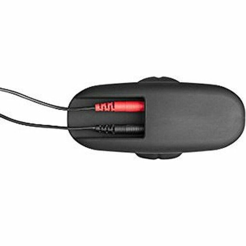 ELECTRASTIM - Silicone Noir Rocker Elektro Analplugg Large