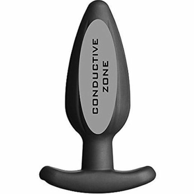 ELECTRASTIM - Silicone Noir Rocker Elektro Analplugg Large