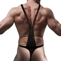 FETISH SUBMISSIVE ATTITUDE - V-formet Harness i Økoskinn for Menn