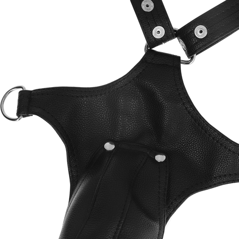 FETISH SUBMISSIVE ATTITUDE - Jockstrap-harness i øko-skinn til menn