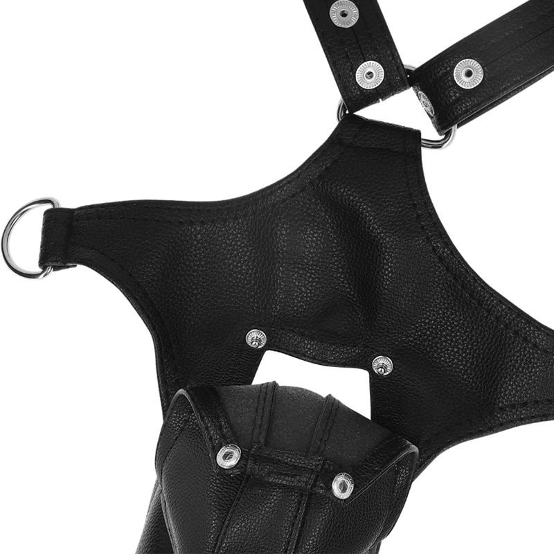 FETISH SUBMISSIVE ATTITUDE - Jockstrap-harness i øko-skinn til menn