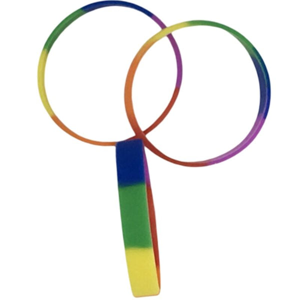 PRIDE - LGBT-flagg Armbånd i Silikon