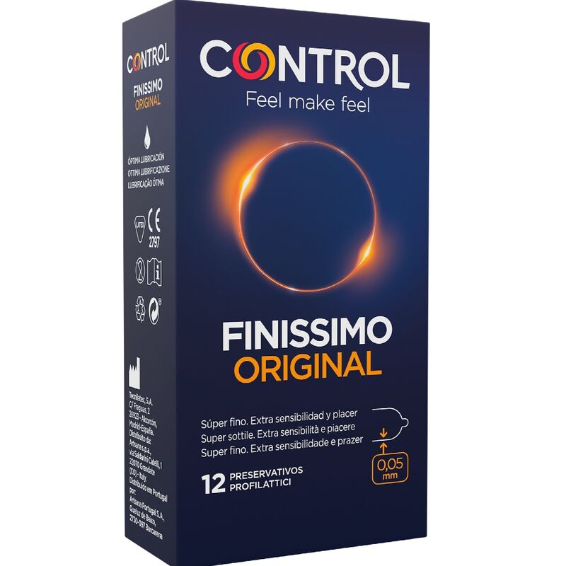 CONTROL - Finissimo Tynne Kondomer 12 stk