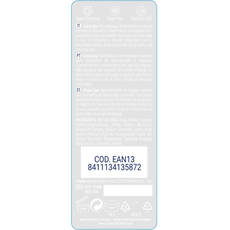 CONTROL - Mediterranean Massasjeolje 200 ml