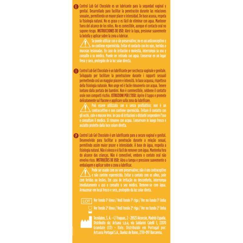 CONTROL - Glidegel Sjokolade 75 ml