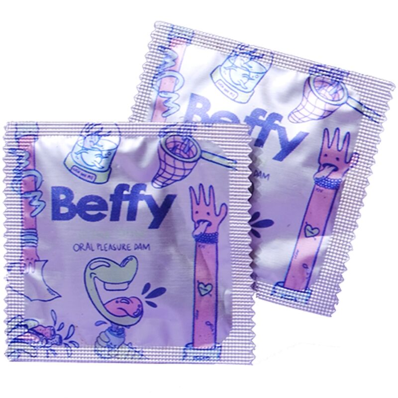 BEFFY - Slikkelapp for Oralsex 2 stk
