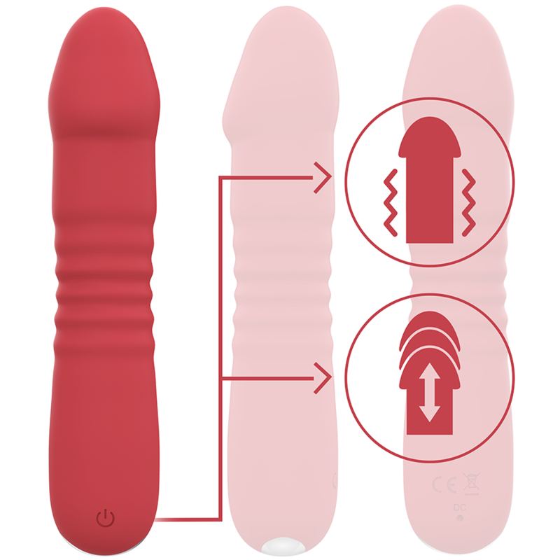 INTENSE - Juni Up & Down Støtvibrator 10 Vibrasjoner