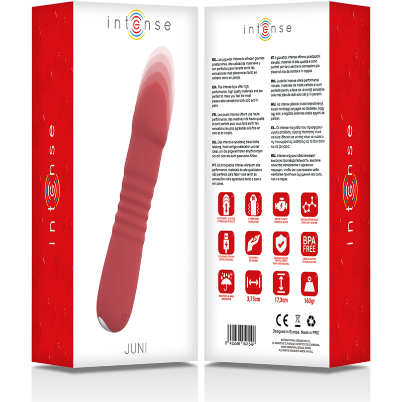 INTENSE - Juni Up & Down Støtvibrator 10 Vibrasjoner