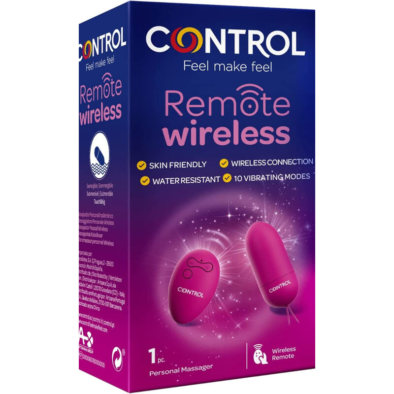 CONTROL - Personlig Massasjevibrator med Trådløs Fjernkontroll