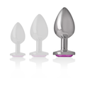 INTENSE - Aluminium Analplugg med Rosa Hjerte L