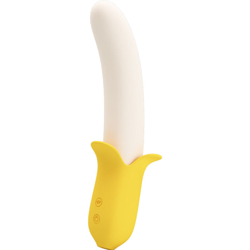 PRETTY LOVE - Banana Geek Støtende G-punktsvibrator Silikon