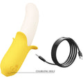 PRETTY LOVE - Banana Geek Støtende G-punktsvibrator Silikon