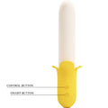 PRETTY LOVE - Banana Geek Støtende G-punktsvibrator Silikon