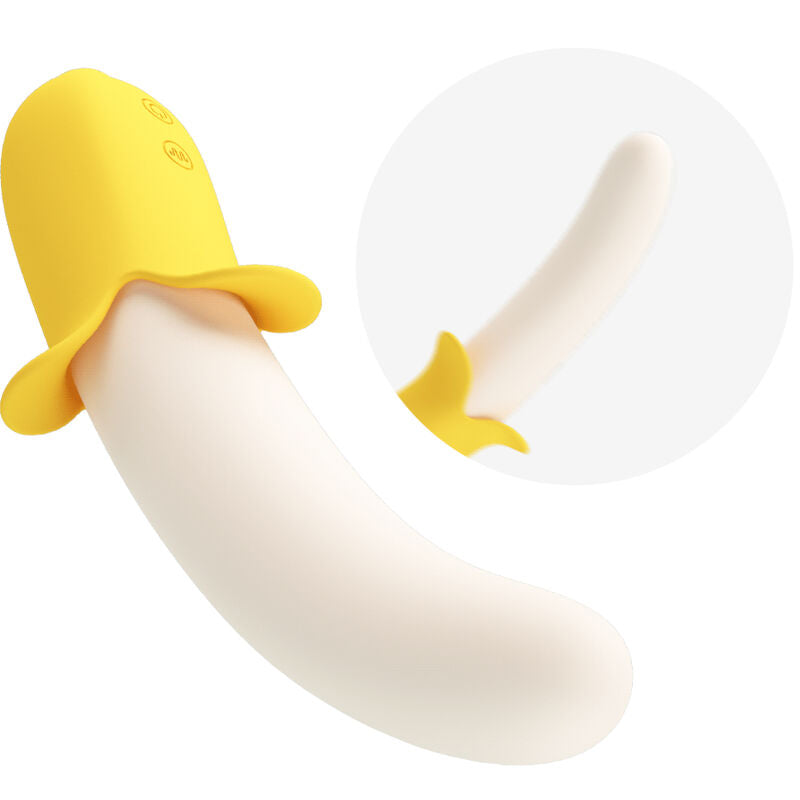 PRETTY LOVE - Banana Geek Støtende G-punktsvibrator Silikon