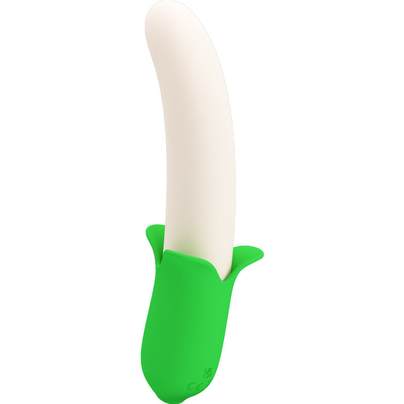 PRETTY LOVE - Banana Knight Silikonvibrator Lysegrønn