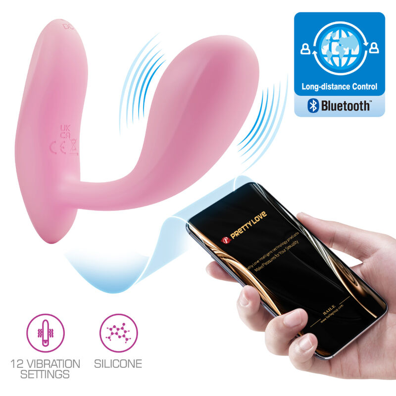 PRETTY LOVE - Baird Oppladbar G-punktsvibrator med App