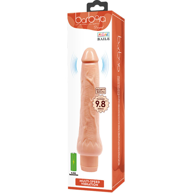 BAILE - Barbara Realistisk Vibrator 25 cm