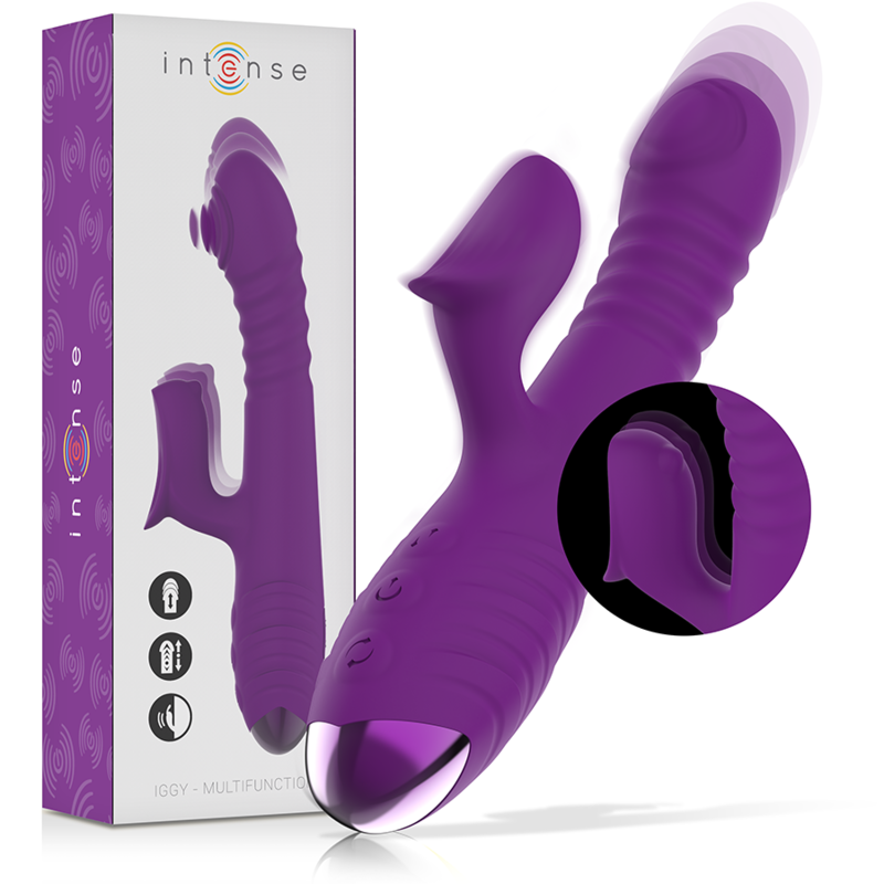 INTENSE - Iggy Up & Down Vibrator med klitorisstimulator