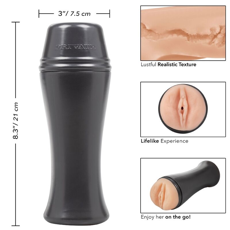 PRIVATE - Original Vacuum Cup To Go Vagina-masturbator