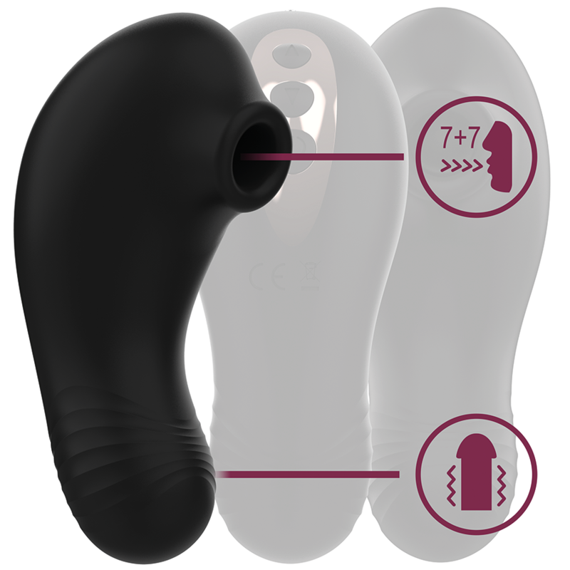 RITHUAL - Shushu Pro Klitorisstimulator med 2 Kraftige Motorer