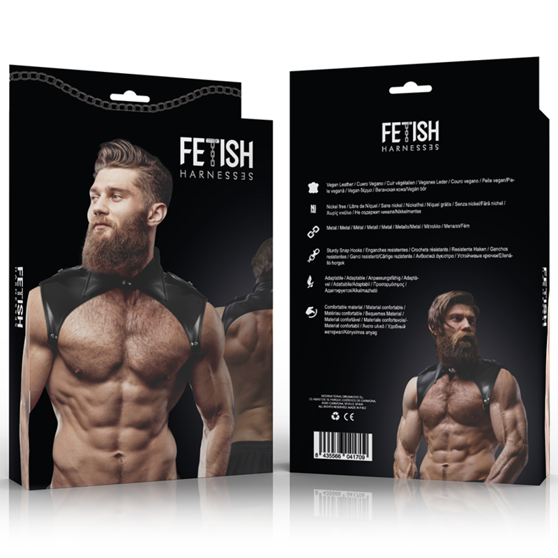 FETISH SUBMISSIVE ATTITUDE - Brigade Justerbar bryst-harness for menn