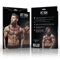 FETISH SUBMISSIVE ATTITUDE - Bulldog Bryst-harness for menn Øko-skinn