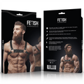 FETISH SUBMISSIVE ATTITUDE - Bulldog Brystharness i Økoskinn for Menn Str.