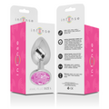 INTENSE - Aluminium Analplugg med krystall Rosa L