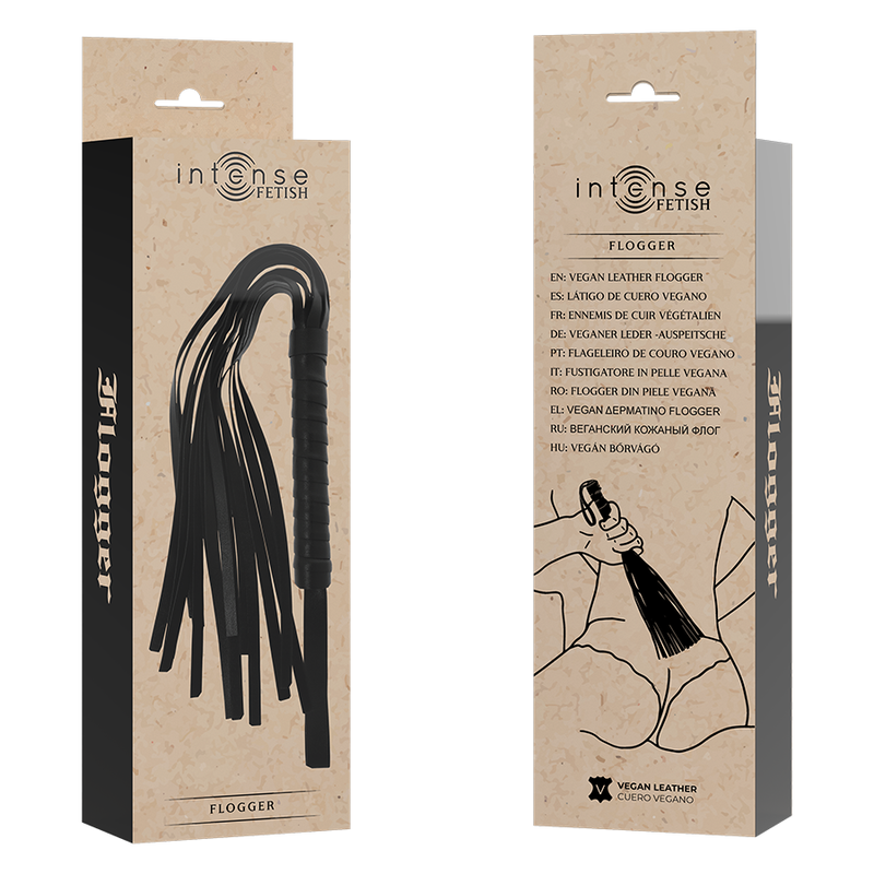 INTENSE - Vegansk skinn Flogger