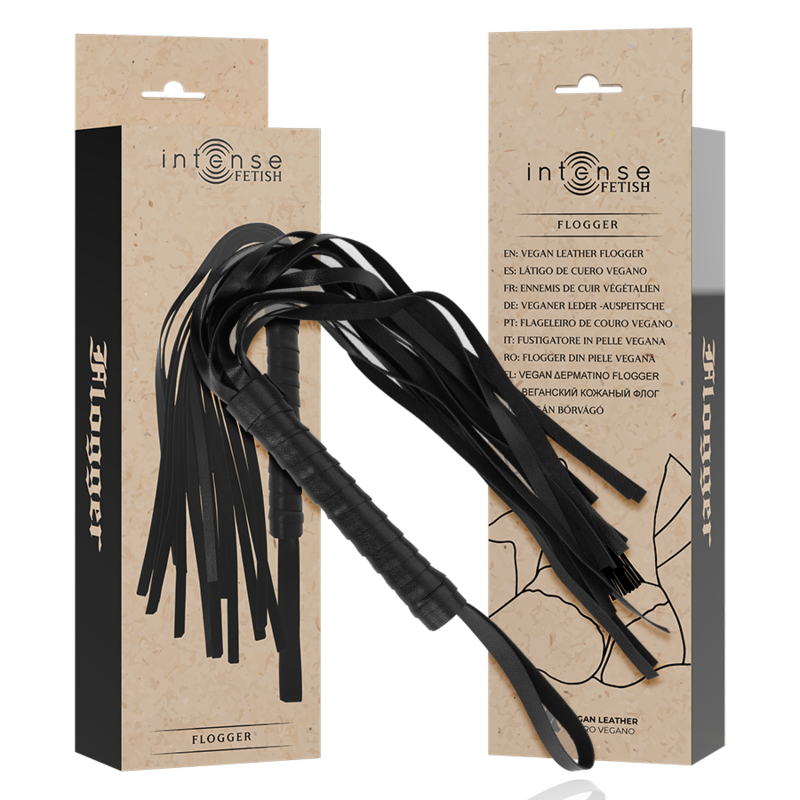 INTENSE - Vegansk skinn Flogger