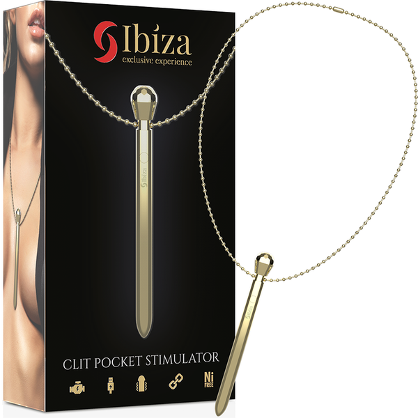 IBIZA - Pocket Klitorisstimulator med halskjede