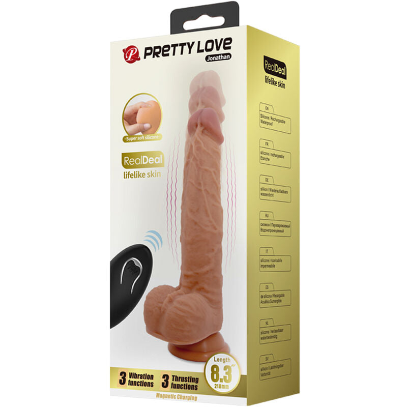 PRETTY LOVE - Jonathan Vibrerende Dildo 21 cm