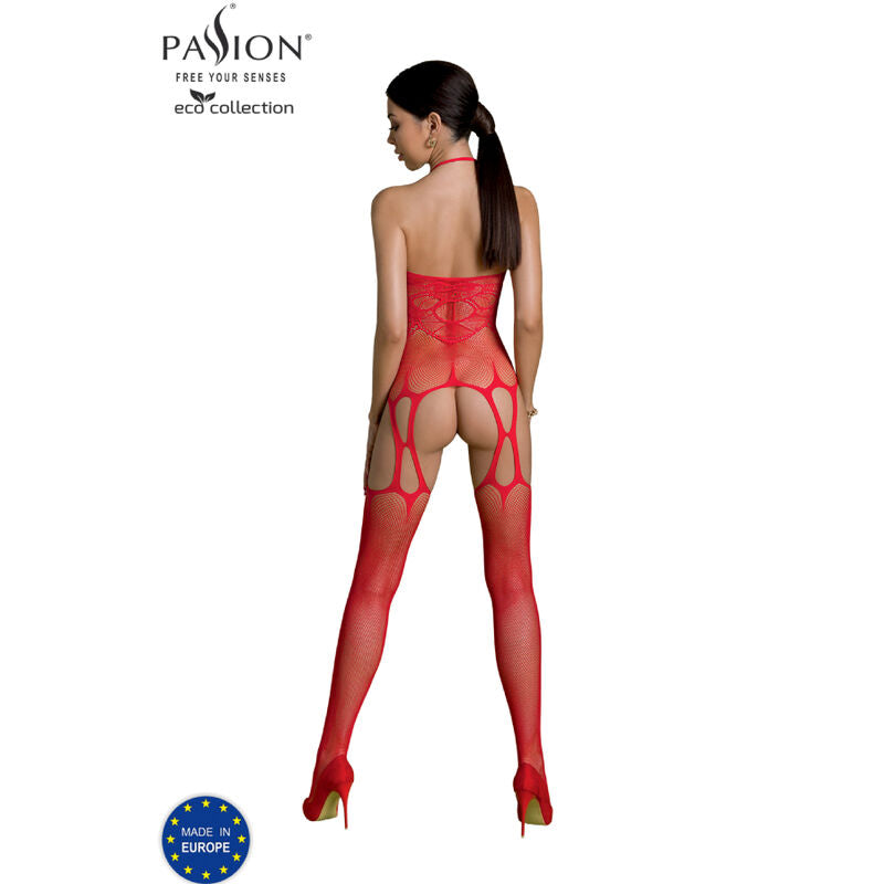 PASSION - Eco Bodystocking Rød