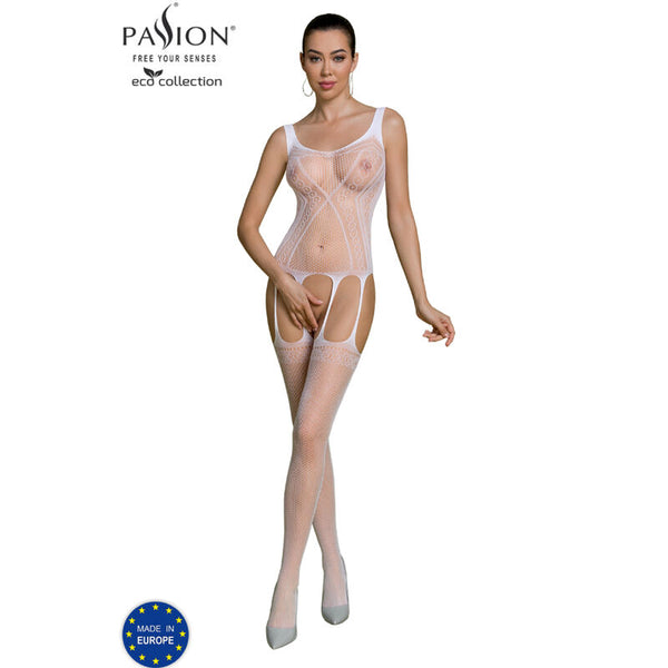PASSION - Eco Collection bodystocking Hvit
