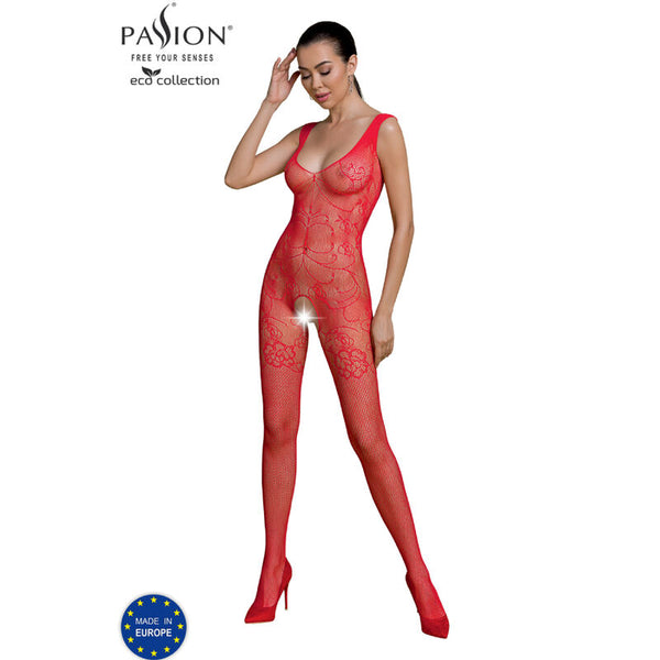 PASSION - Eco Bodystocking Rød