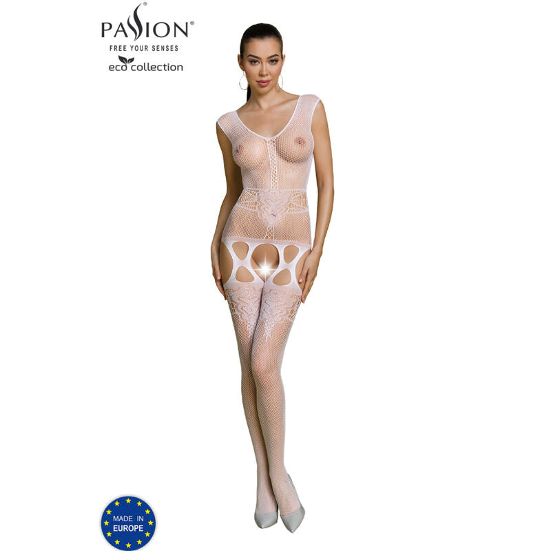 PASSION - Eco Collection bodystocking Hvit