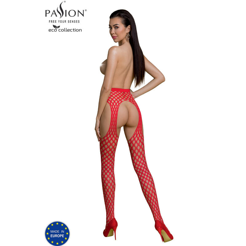 PASSION - Bodystocking Øko-Kolleksjon Rød