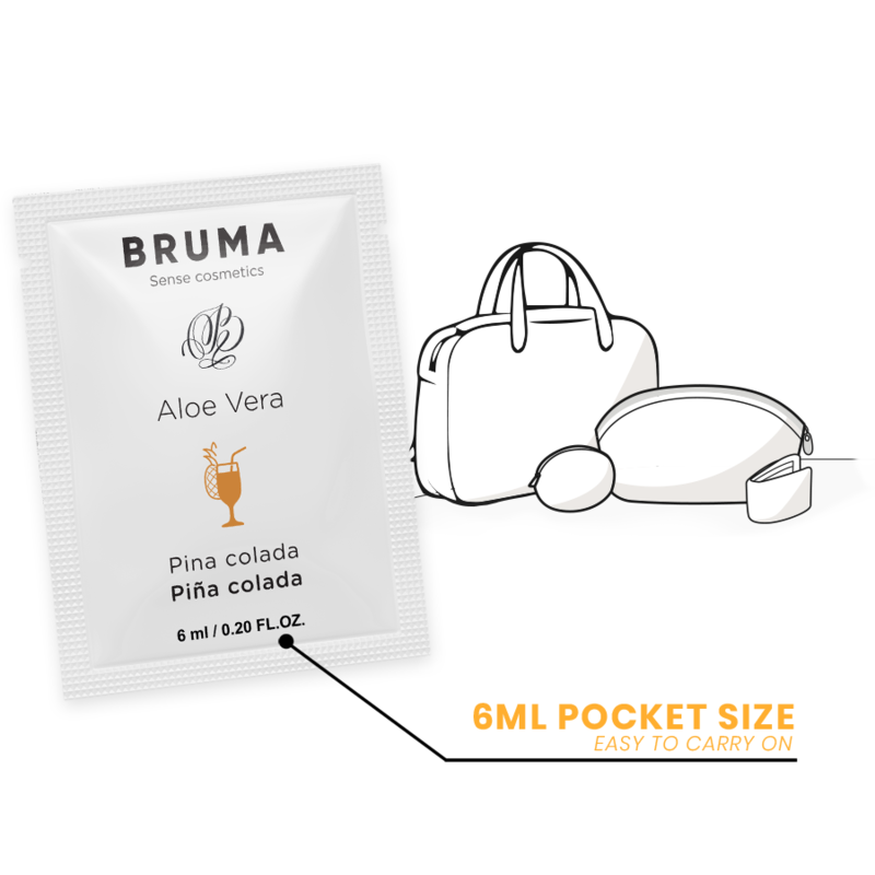BRUMA - Aloe vera glidegel Piña Colada 6 ml