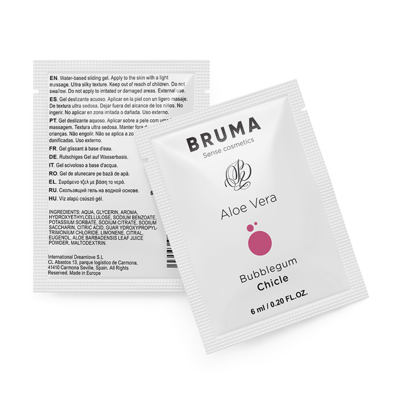 BRUMA - Aloe vera glidegel Tyggegummi 6 ml
