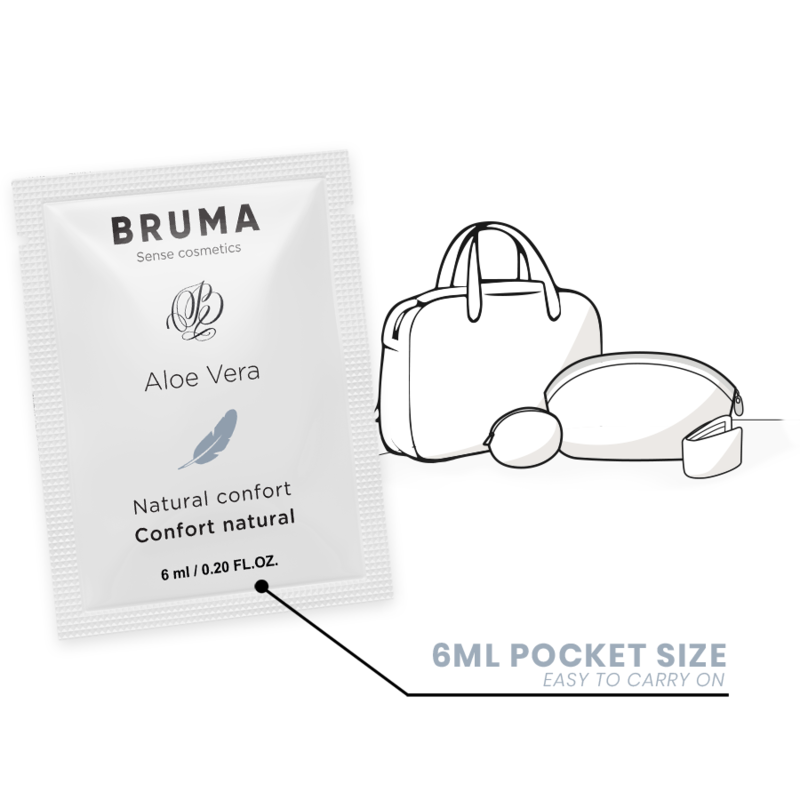 BRUMA - Aloe Vera Glidegel Naturlig 6 ml
