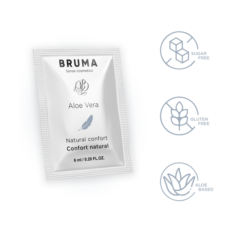 BRUMA - Aloe Vera Glidegel Naturlig 6 ml