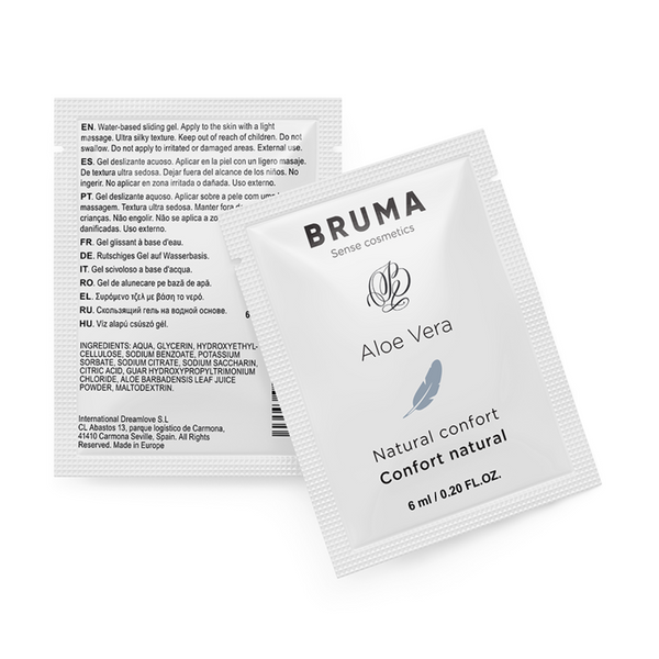 BRUMA - Aloe Vera Glidegel Naturlig 6 ml