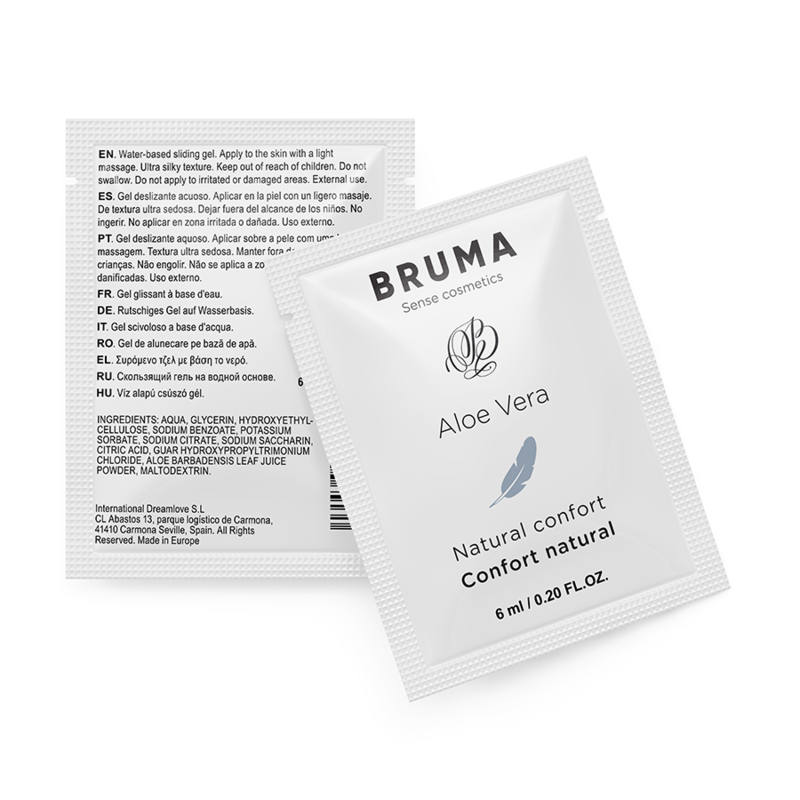 BRUMA - Aloe Vera Glidegel Naturlig 6 ml